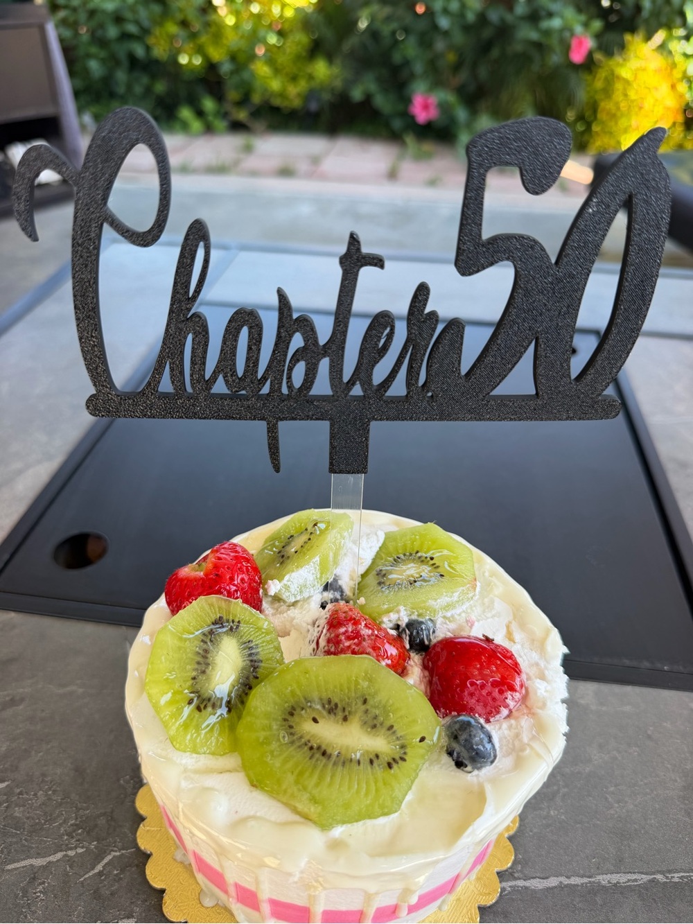 CHAPTER 50 BIRTHDAY CAKE TOPPER